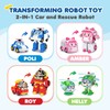 Robocar Poli Mark Transforming Robot, 4" Transformable Action Toy Figure