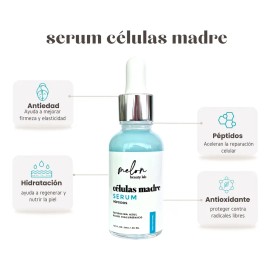 Serum Células Madre - Péptidos, Espirulina - Melon Beauty