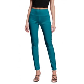 Hybrid & Company Super Comfy Stretch with Full Elastic Waist Pull On Millennium Twill Pant KP44972 Jade S