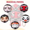 Vexilon Panda Keyring, Face Changing Doll Key Ring, ABS Material