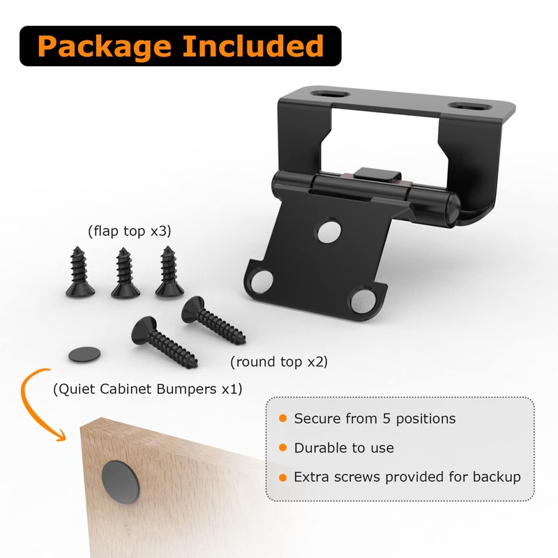 Chibery 10 Pack 1/2" Overlay Semi-Partial Wrap Around Hinges, Self