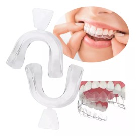 Veraly Protectores Bucales, Guardas Dentales De Gel Moldeables 2pz Color Transparente Sabor Sin sabor