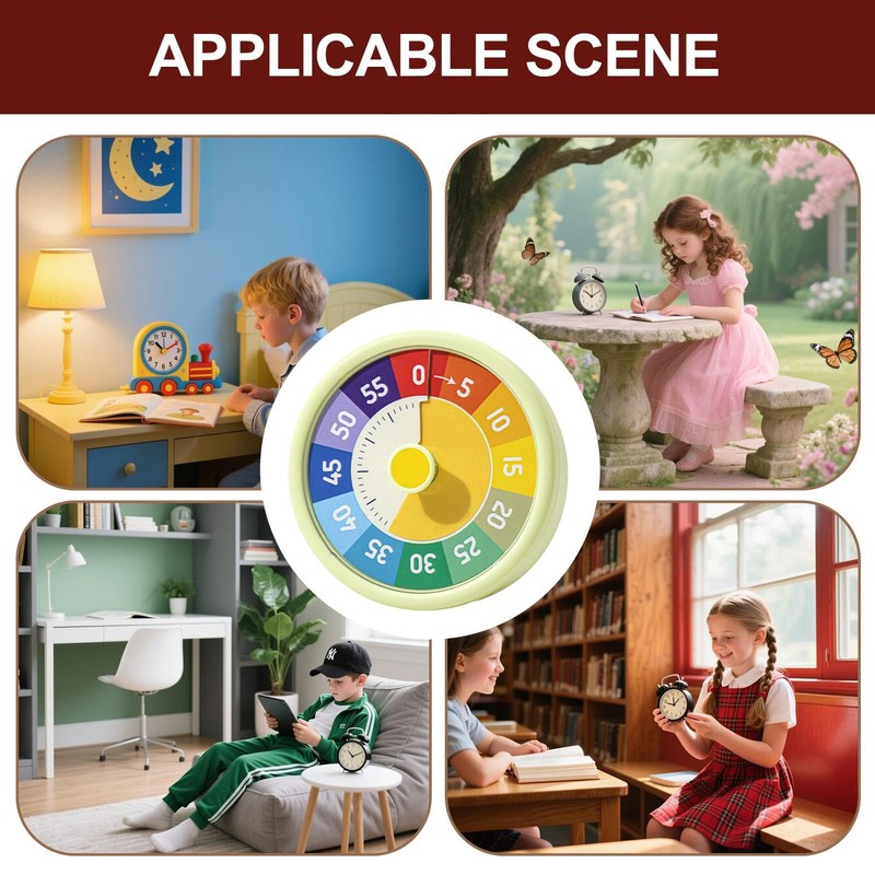 Visual Timer for Classroom,Rainbow Kids Visual Timer - Digital Countdown