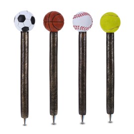 Planet Pens Sports Collection Novelty Pen - Unique Office Supplies Ballpoint Pen, Soccer, Baseball, Tennis, Basketball Writing Pen Instrument For School and Office Desk Decor