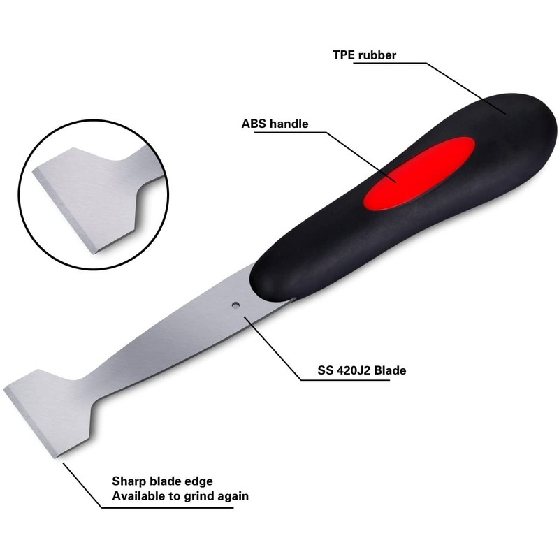 Auto glass residual glue repair tool, including 3 types of