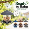 Hanging Bird Feeder for Wild Birds – Gazebo-Style Plastic Seed
