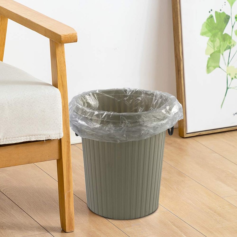 Ortodayes 6 Liter Clear Trash Bags, Small Bin Liners, 2