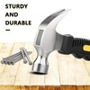 Stainless Steel Mini Claw Hammer Non-Slip Stubby Claw Hammer Useful