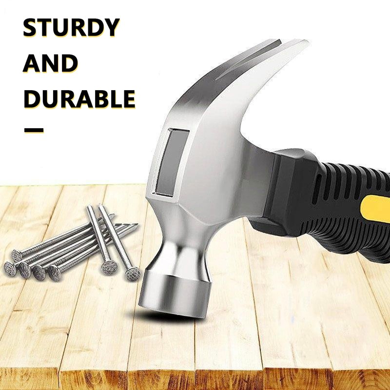 Stainless Steel Mini Claw Hammer Non-Slip Stubby Claw Hammer Useful