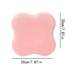Yoga Knee Pad Cushion, 1 Count Non-slip Extra Thick Yoga Kneeling Pad Cushion, Durable Fitness Accessories for Indoor Fitness, Protective Knee and Elbow Pad - Color: Pink, Specification: 1 Count