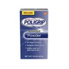 Super Poligrip Polvo calcomanía para dentaduras y parciales extra fuerza,