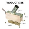 RmKbe 2pcs Weeding Wire Brush Tools Joint Cleaning Steel Brush