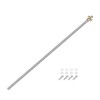 uxcell 430mm / 17 Inch Tr8x8 Stainless Steel Lead Screw
