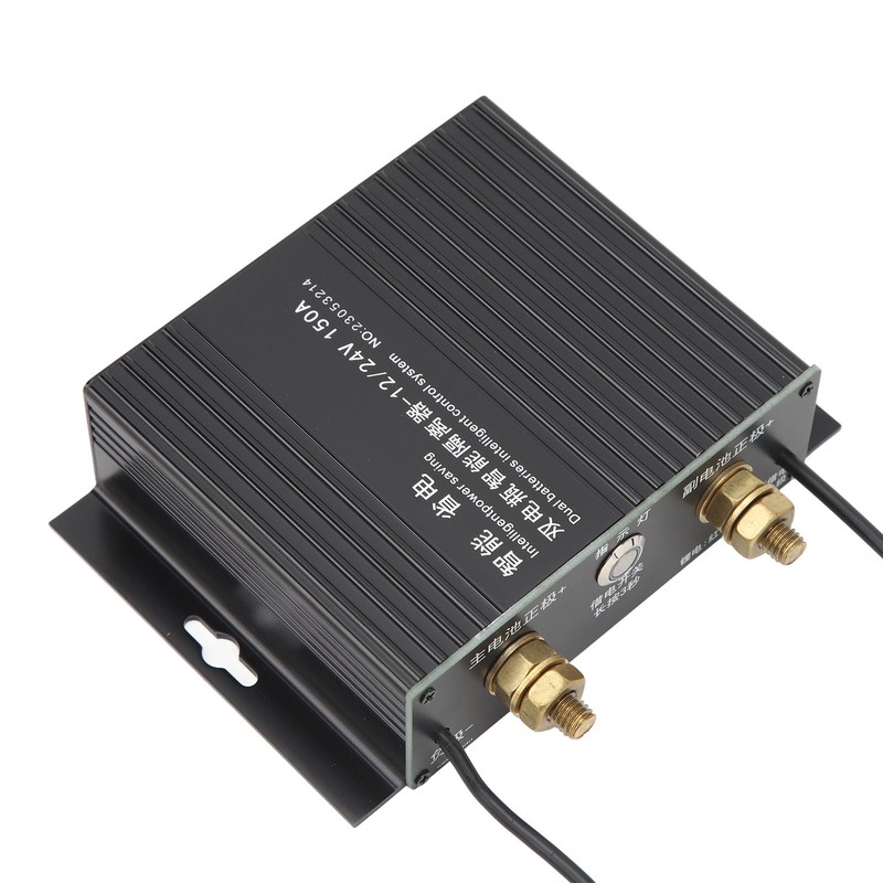 Dual Battery Isolator 150A 12V 24V LED Smart Flashing Voltage