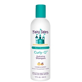 Fairy Tales Curly Q Hydrating Kids Shampoo – Paraben, Sulfate, Gluten, and Nut Free – For all Types of Curls Including Multi Cultural Hair – 12oz.