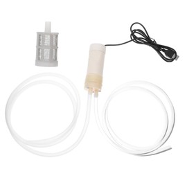 ARTIBETTER 1 Set Mini Water Sump Pump Compact USB Sump Water Pump with Filter for Efficient Water Removal from Balconies and Patios