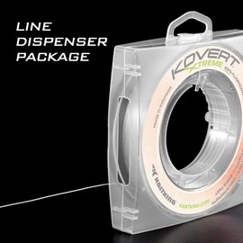 KastKing Kovert Xtreme 100% Fluorocarbon Fishing line, Fishing Leader, Extreme Clarity, Fast Sinking, Shock Resistant, Ultra-Low Visibility, High Abrasion Resistance, 25, 50, 200 YD Spools Available