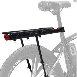King Mills Fat Tire Bike Rack and Electric Bike Rack, Parrilla para Bicicletas Trasera, Ideas as Cargo Rack with Load Capacity (30KG Load Capacity)