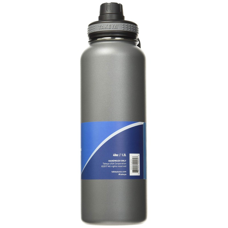 Takeya Originals aislado botella de agua de acero inoxidable, 40