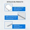 2pc Espejo Grande Para Extensiones De Pestañas O Dental
