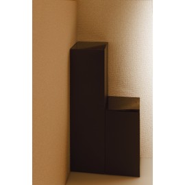 I'mD RETPT-BK-PP RETTO Corner Pot, Black