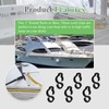 10 Pcs Electrical Marine Shore Power Cable Clips, S Style
