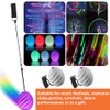 Set of 2 LED Poi Balls Set, 7 Colours and