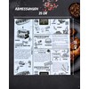 FRITZTOWN® Deli Paper Brown 25 x 25 cm (25 x