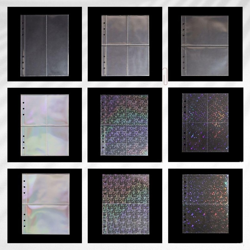 LINAXYZ Refill, Trading Card Storage, A5, 6 Holes, Binder, Card