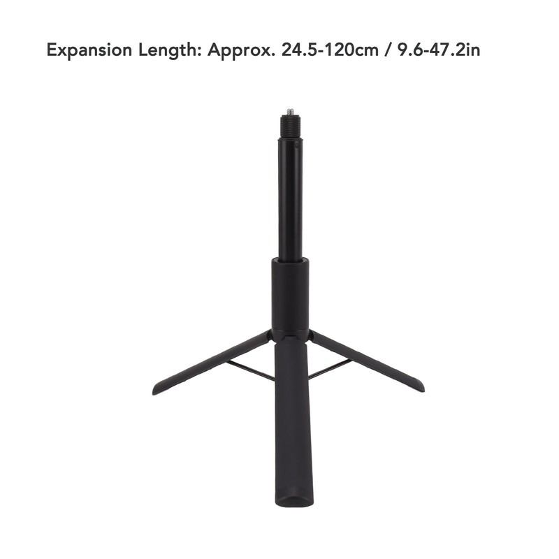 1.2m 47 Inch Extendable Selfie Stick Tripod Integrated Stick Tripod
