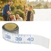 40in Fish Ruler Waterproof Adhesive Fish Measuring Tape Fishing Measuring