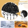 UNIGT 180pcs Nylon Universal Cable Tie Buckle, Push Mount Cable