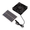 Ventilador de Panel Solar, Extractor de Aire con Panel de
