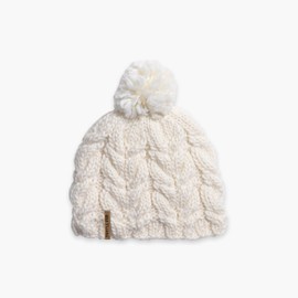 Turtle Fur Merino Wool Millie Pom, Ivory