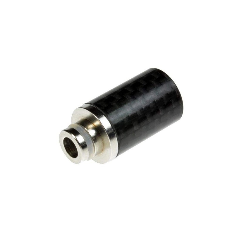 Armerah TCS14 510 Drip Tip e-cig Mouthpiece Tall/Carbon/Steel Single