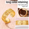 FindChic Statement Ring Gold Womens Libra Zodiac Horoscope Band Rings