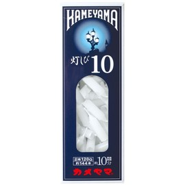 カメヤマローソク 灯しび10 極小豆ダルマ 約120g ローソク 約10分