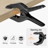 EMART 6 Pack Heavy Duty Muslin Spring Clamps, 6 inch