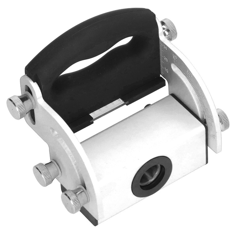 Woodworking Hole Locator Aluminum Alloy Adjustable 0‑90° Clear Scale Guide