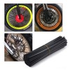 YFFSFDC 72pcs Spoke Motorcycle Bike Motorcycle Spokes Skin Spoke Wraps