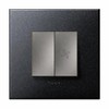 Legrand Arteor Graphite 2-Gang 2-Module 1-Way Fan Mark Switch Interior Items