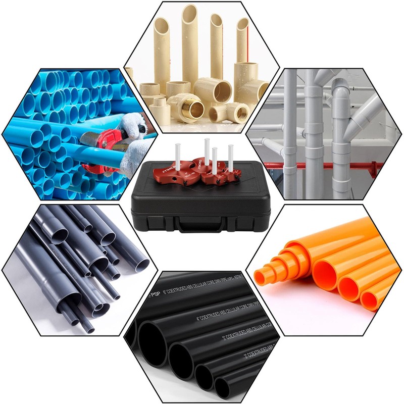 3 Blade PVC Pipe Reamer,PVC Fitting Saver Set Socket Saver