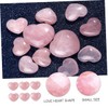 Ipetboom 2sets Love Heart Stones for Chakra Balancing Healing Gemstones