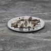 Micro Traders 120mm Shower Waste Drain Cover Chrome Plate Cover