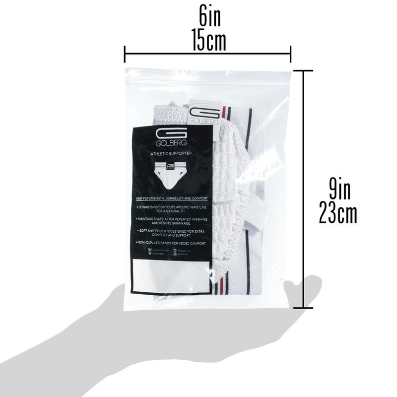 Golberg Athletic Supporter - (2 Pack, White, XX-Large)