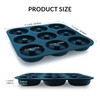 Large Silicone Donut Pan for Baking, 9 Cavity Non-Stick Food