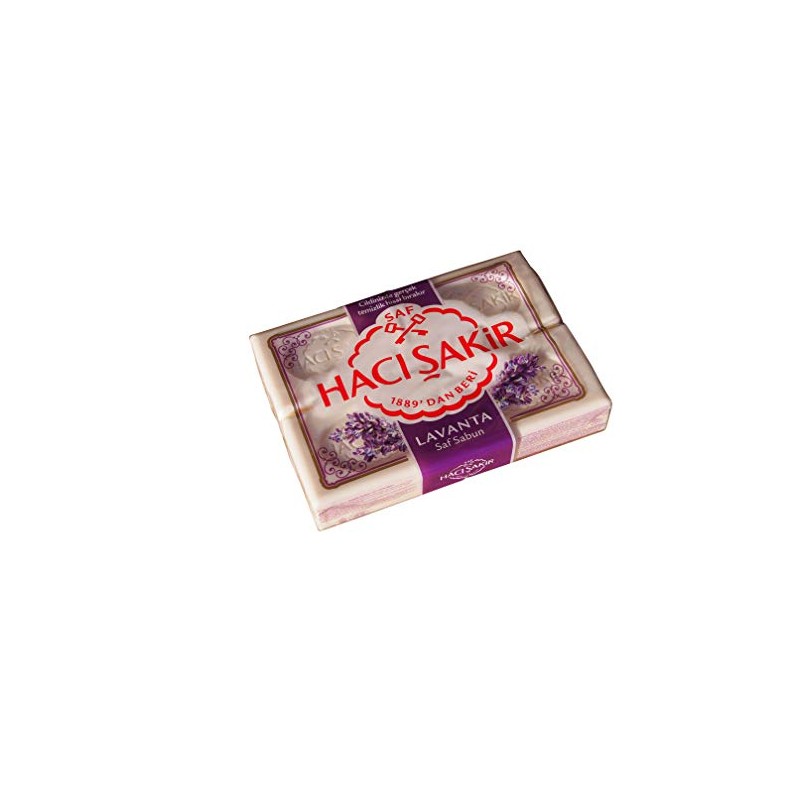 Haci Sakir Lavender Soap Pack of 4 x 150 g