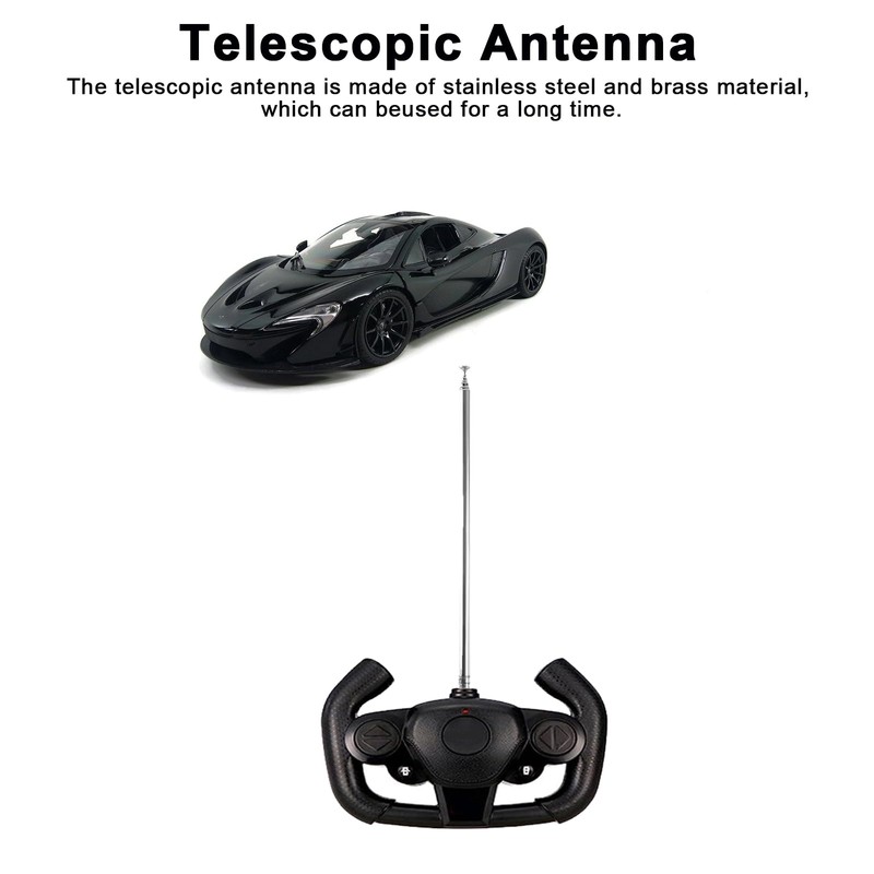 AEDIKO 5pcs Telescopic Antenna M3 Male Thread 7 Sections AM