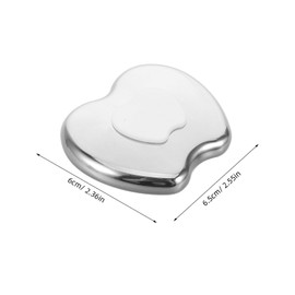 SAFIGLE Stainless Steel Gua Sha Tool Apple Shape Facial Scraping Massager for Skin Tightening Rejuvenating Facial Massage Portable Beauty Tool for Home Professional Use