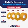 ECHOtape DC-U032A | White Heavy Duty Double-Sided Tape | Permanent